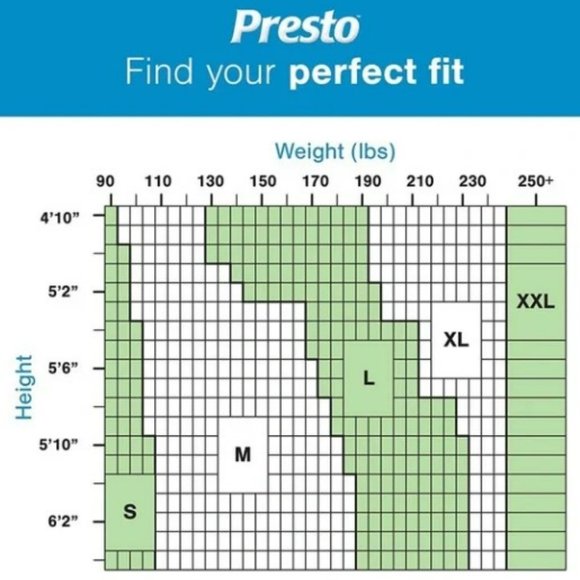 Presto Adult pull-up diapers medium (32"-44" waist) 4 packs of 20 each=80 total! - Picture 2 of 6